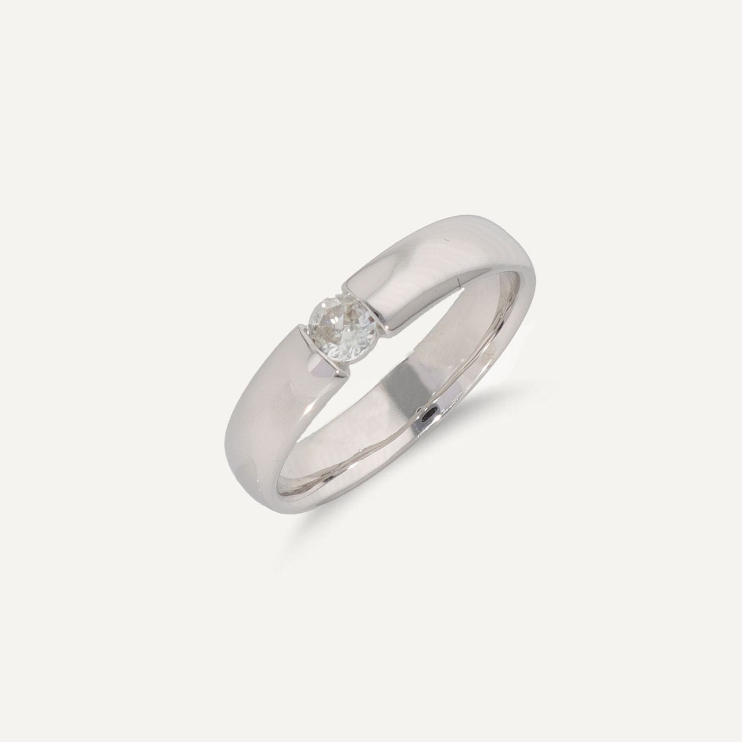 Ring Zirkon ca. 0,40 ct Silber