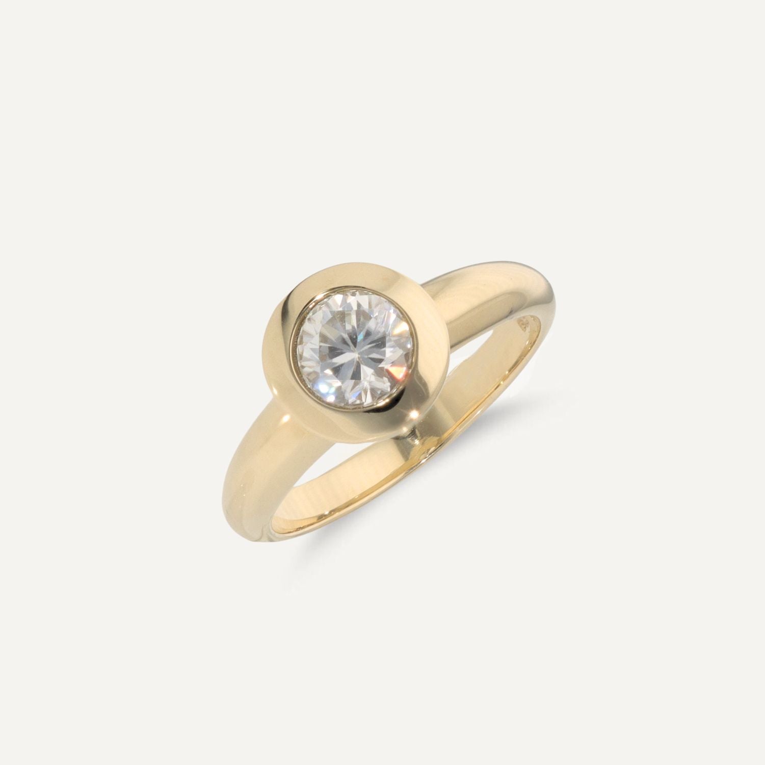 Ring Zirkon ca. 1,13 ct Gelbgold