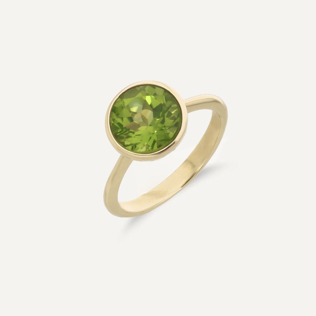 Ring Peridot ca. 2,70 ct Gelbgold