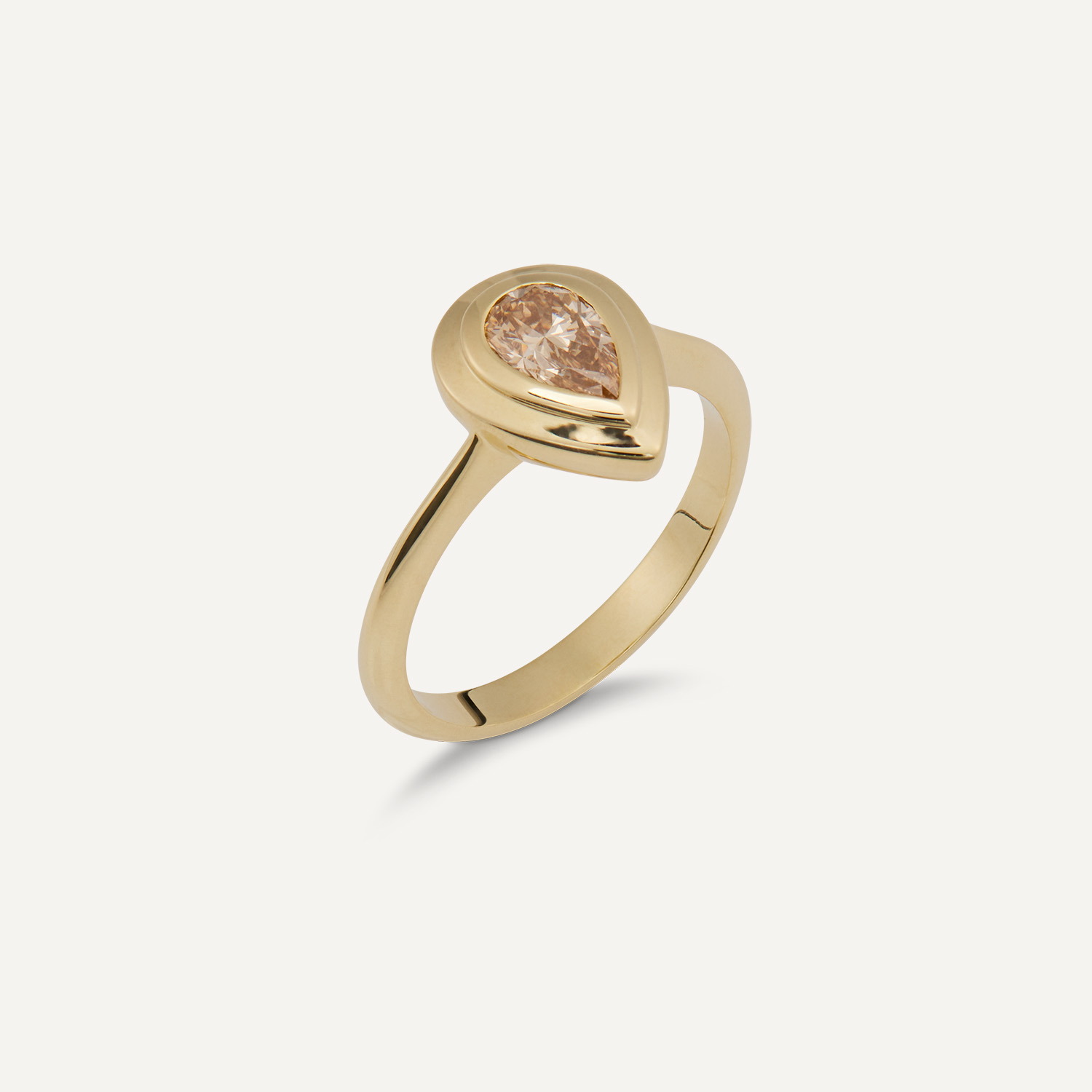 Ring Diamant ca. 0,50 ct Gelbgold