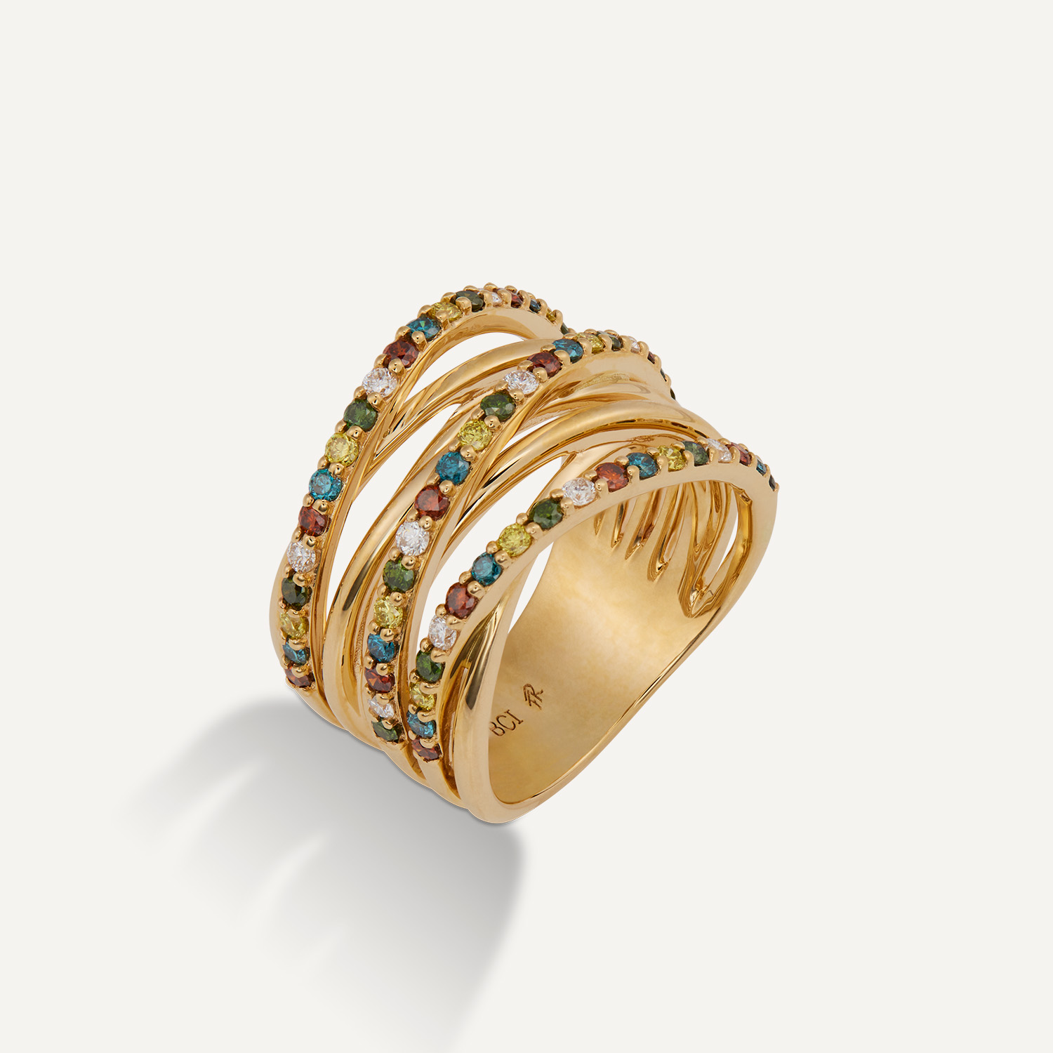 Ring Brillant ca. 0,92 ct Gelbgold